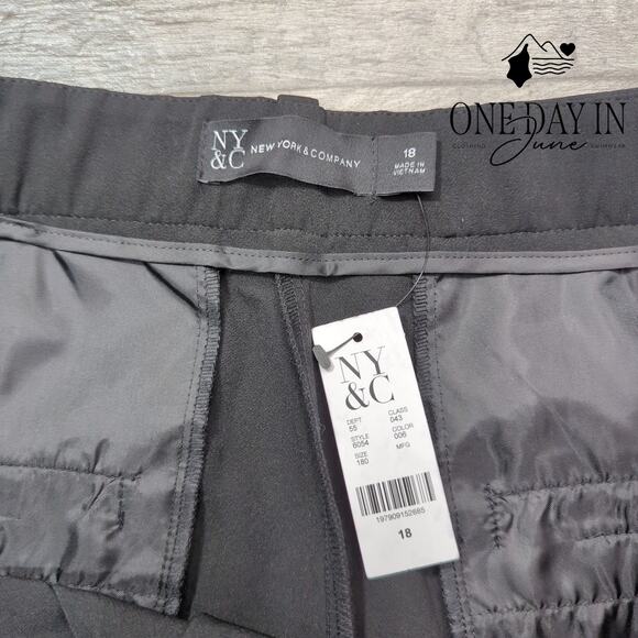 New York & Company Plus Size STraight Leg Dress Pants Size 18 - Picture 2 of 6